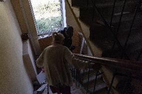 Ukraine War Civilians Evacuation - Kostyantynivka