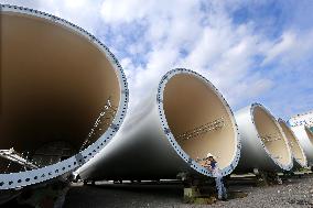 Wind Turbine Towers Manufacturing in Lianyungang