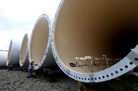 Wind Turbine Towers Manufacturing in Lianyungang