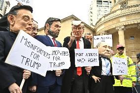 Anti-Trump rally in Britain