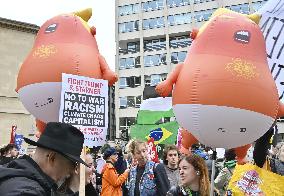 Anti-Trump rally in Britain