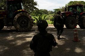 Colombian Military and Police join forces in the midst of attacks alleged to be from FARC-EP Dissident groups