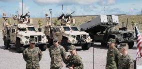 Japan-U.S. joint drill on Ishigaki Island