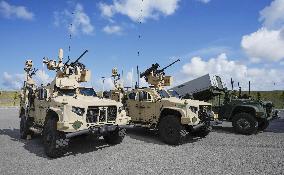 Japan-U.S. joint drill on Ishigaki Island