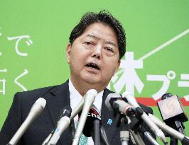 Hayashi to run for LDP head