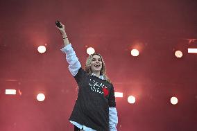 Adele Castillon Concert At Fete de l'Humanite - France