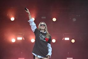 Adele Castillon Concert At Fete de l'Humanite - France