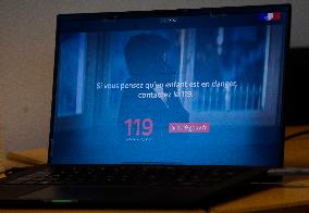 Launch of The 119 Childhood in Danger Platform - Paris