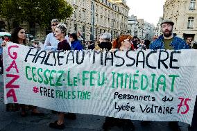 Protest Following IDF Offensive In Gaza - Paris