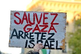 Protest Following IDF Offensive In Gaza - Paris