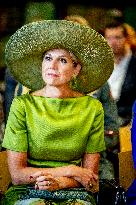 Queen Maxima Visits Netherlands Brain Bank - Amsterdam