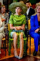 Queen Maxima Visits Netherlands Brain Bank - Amsterdam