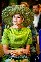 Queen Maxima Visits Netherlands Brain Bank - Amsterdam