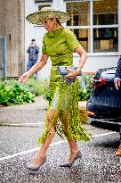 Queen Maxima Visits Netherlands Brain Bank - Amsterdam