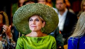 Queen Maxima Visits Netherlands Brain Bank - Amsterdam