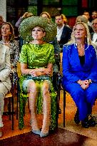 Queen Maxima Visits Netherlands Brain Bank - Amsterdam