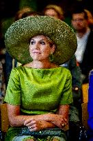 Queen Maxima Visits Netherlands Brain Bank - Amsterdam