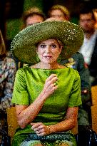 Queen Maxima Visits Netherlands Brain Bank - Amsterdam