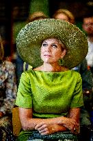 Queen Maxima Visits Netherlands Brain Bank - Amsterdam