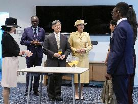 Japan emperor at U.N. University ceremony