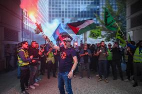 Railway Unions Protesters Inside Bercy - Paris