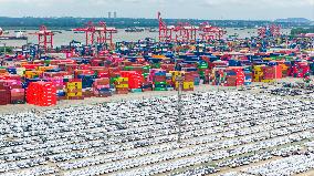 Nanjing Longtan Port Container Terminal Export