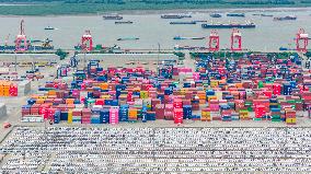 Nanjing Longtan Port Container Terminal Export
