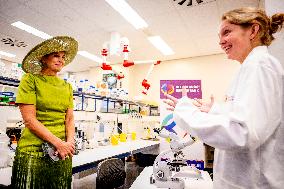 Queen Maxima Visits Netherlands Brain Bank - Amsterdam