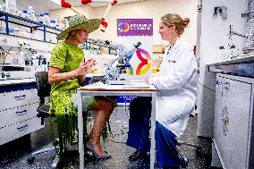 Queen Maxima Visits Netherlands Brain Bank - Amsterdam