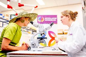 Queen Maxima Visits Netherlands Brain Bank - Amsterdam