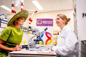 Queen Maxima Visits Netherlands Brain Bank - Amsterdam