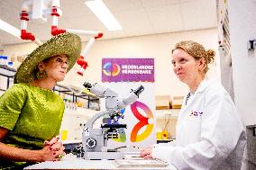 Queen Maxima Visits Netherlands Brain Bank - Amsterdam