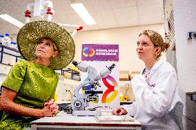 Queen Maxima Visits Netherlands Brain Bank - Amsterdam