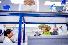 Queen Maxima Visits Netherlands Brain Bank - Amsterdam