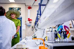 Queen Maxima Visits Netherlands Brain Bank - Amsterdam