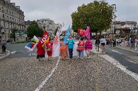 Demonstration Against France's National Budget - Bayonne
