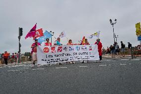 Demonstration Against France's National Budget - Bayonne