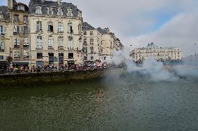Demonstration Against France's National Budget - Bayonne