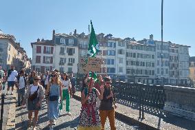 Demonstration Against France's National Budget - Bayonne