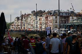 Demonstration Against France's National Budget - Bayonne