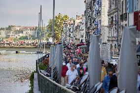 Demonstration Against France's National Budget - Bayonne