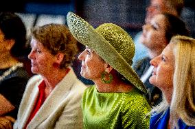Queen Maxima Visits Netherlands Brain Bank - Amsterdam