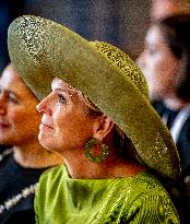 Queen Maxima Visits Netherlands Brain Bank - Amsterdam