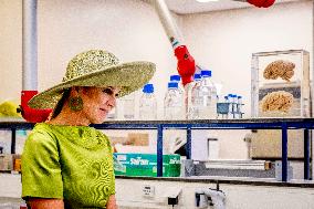 Queen Maxima Visits Netherlands Brain Bank - Amsterdam