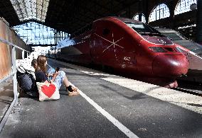 Transport Strike At Gare Du Nord Railway Station - Paris