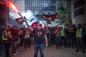 Railway Unions Protesters Inside Bercy - Paris