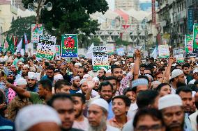Islamic Parties Demonstrate - Dhaka