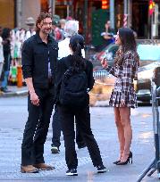 Miranda Cosgrove and Pierson Fode out in Times Square - New York