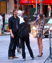 Miranda Cosgrove and Pierson Fode out in Times Square - New York