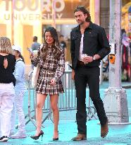 Miranda Cosgrove and Pierson Fode out in Times Square - New York